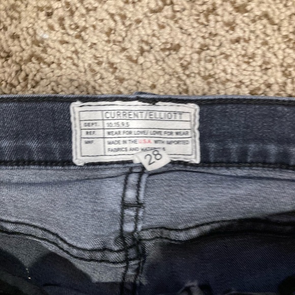 Current Elliot The High Waist Stelleto Ankle Skinny Jeans In Everett - Picture 4 of 5